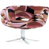 Cappellini - Poltrona imbottita Rive Droite - Rosa - Schiuma di poliuretano - Designer Patrick Norguet
