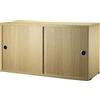String Furniture - Cassettiera String System - Legno naturale - Compensato di rovere - Designer Nils Strinning
