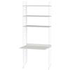 String Furniture - Scrivania a muro String System - Bianco - MDF tinto - Designer Nils Strinning