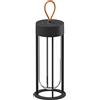 Flos - Lampada da esterno ricaricabile senza fili In Vitro - Nero - Vetro borosilicato - Designer Philippe Starck