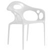 Moroso - Poltrona impilabile Supernatural - Bianco - Fibra di vetro - Designer Ross Lovegrove