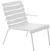 valerie objects - Poltrona bassa Outdoor - Bianco - Alluminio termolaccato - Designer Maarten Baas