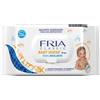 Fria Classic Baby Igiene Salviette per Cambio Pannolino, con Estratto Biologico di Calendula ad Effetto Emolliente sulla Pelle, Dermatologicamente Testate, Confezione da 72 Salviette