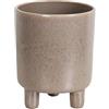 AlexandreHouse MACETA 3 PIES CERAMICA MARRON