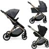 Chicco Trio Chicco Best Friend Pro Navicella Light con Kory Essential Black Re_lux