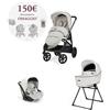 Inglesina System Quattro Inglesina Aptica con Darwin Recline in OMAGGIO Kit Accessori Opal ivory