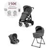 Inglesina System Quattro Inglesina Aptica con Darwin Recline in OMAGGIO Kit Accessori Velvet grey