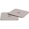 SILWY MAGNETIC DRINKWARE Set 2 Sottobicchieri Metallici Per Bicchieri Magnetici