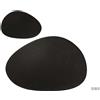 Set 2 sottob. metallici antracite silwy