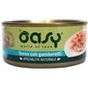 Oasy Natural Adult Tonno e Gamberetti Umido per Gatti - 150 g