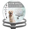 BKEPDY Collare Antipulci e Zecche Regolabile Impermeabile Antiparassitario per Tutti i Tipi di Cani 8 Mesi di Efficacia Protezione 65cm Taglia Unica 2 pack