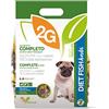 2G Pet Food Diet Fish Herbs Cibo Monoproteico per Cani con Crocchette di solo Salmone ed erbe aromatiche Funzionale, digeribile e naturale Formato 2kg Per tutte le razze ed età Made in Italy