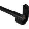 Umbra Bellwood - Bastone allungabile con diametro 25 mm, lunghezza regolabile 107-305 cm, set con terminali e materiale di fissaggio, colore: Nero