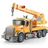 XUEXUE 1:18 camion di trasporto di legno e rimorchio 2 in 1 set di giocattoli, adatto per ragazzi dai 3 anni in su, camion con luci realistiche ed effetti sonori (crane)