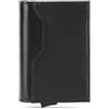 SENDEFN Portafoglio Uomo RFID Blocking | Portafoglio Slim con Portamonete | Nero