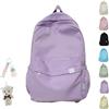 Yagerod School Bag Aesthetic, Cute Backpack For School, Korean Backpack, Black Backpack School, Rucksack Aesthetic, Back To School Supplies For Teen Middle (Purple)
