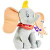 Disney Peluche Neonato Dumbo Stitch Pupazzo Parlante Giocattoli Bambino 1 Anno + (Grigio Dumbo)