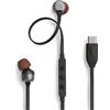 JBL CUFFIA INTRAURICOLARE C/MIC IN EAR BLACK TYPE-C T310BLK