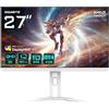 Gigabyte M27QA ICE 27 Monitor da gioco QHD - 2560 x 1440, 180Hz, 1ms, 350 cd/m², FreeSync, Display HDR400, HDMI 2.1, DisplayPort 1.4