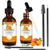 JCZQDRPC 2 pezzo Biologico Olio di semi di zucca per crescita capelli, Pumpkin Seed Oil 100% puro spremuto freddo, olio semi di zucca Aiuta crescita sopracciglia, Idratante cuoio capelluto, viso, corpo