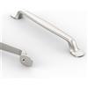 9BUILD 10 Pezzi Distanza fori 160MM Nichel Spazzolato Maniglie per mobili da cucina maniglie per mobili maniglie cucina Maniglie per Armadio Maniglie per Mobili Moderni Maniglie Armadio EU0053