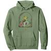 Cottagecore Aesthetic Frog Lover Cottagecore - Rana estetica gioca banjo su fungo carino Felpa con Cappuccio