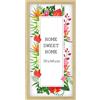 MG Design Cornice 30 x 60 cm - colore Naturale, in legno, con vetro acrilico - da appendere in verticale o in orizzontale, senza sfondo, per foto, poster, puzzle