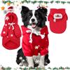 Tutukyle Abito Natalizio Per Cani, Maglione Natalizio Per Cani, Regali Di Natale Per Gatti, Costume Da Renna Da Babbo Natale Per Cani, Maglione Natalizio Per Gatti, Cappotto Con Cappuccio Per Animali