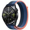 Niboow 22mm Cinturino per Huawei Watch GT 5 46mm/GT 5 Pro 46mm/GT 4 46mm/GT 3 Pro 46mm/GT 3 46mm/GT Runner/GT 2 46mm/GT Classic, Nylon Cinturino per Huawei Watch 4 Pro/Watch 4/Watch Buds - Azzurro/Blu