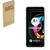 HYGMOCC Progettato per Motorola Edge 20 Lite/MOTO Edge 20 Lite Pellicola salvaschermo in vetro temperato, HD trasparente, durezza 9H, antigraffio, custodia amichevole (2 pezzi)