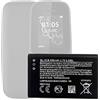 HIGHAKKU Batteria di ricambio BL-5CB compatibile con Nokia-105 2019 Nokia-1800 E60 3600 3660