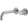 Mariner Logica Shine rubinetto lavabo a parete proiezione: 250 mm, incluso corpo incasso smart, LOS1111-CS+INT0055-00+BOT0258-CS, Logica Shine cromo spazzolato [Rubinetteria Bagno > Rubinetteria Lavabo]