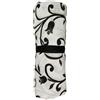 SalGiu Telo Arredo Copritutto Fantasia Ghirigori Rosa Gran Foulard Multiuso in Cotone Matrimoniale 240x260 cm (Nero)