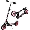 QKids Monopattino a due ruote, in alluminio, urbano, leggero, con ruote da 20 cm, pieghevole, fino a 100 kg, età 6+, rosa