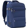 COOLIFE Mini Zaino bagaglio a mano/cabina da viaggio leggero per Ryanair Valigia Borsa da cabina 40x25x20 cm 20 litri Zaino con Scomparto (Blu Scuro, 40×25×20)