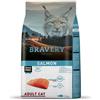 Bravery Adult Cat Salmone crocchette gatto grain free 2 Kg