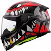LS2 Casco Bambino FF812 KID PUNK Rosso Nero LS2 S
