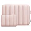 TECOOL 15 15,6 Pollici Custodia PC Portatile,Custodia per 15-15,6 Lenovo Ideapad Thinkpad HP Dell Acer ASUS Chromebook Notebook, Macbook Pro 16 M4 M3 M2 2024 Porta PC Computer Sleeve,Rosa