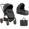 Kikka Boo Passeggino 2in1 Con Navicella Kara Nero