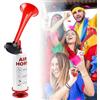 Zimoer Tromba da Stadio Tromba Stadio ad Aria Manuale Fanfare Air Horn Estremamente Forte Trombetta da Stadio Riutilizzabile per Partite di Calcio per Nautica, Eventi Sportivi, Celebrazioni (Blu)
