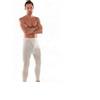 Liabel Mutanda Uomo Gamba Lunga in Lana E Cotone 5321 134 Set 3 Pezzi (6, Bianco)