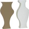 Argot Studio - Set di 2 - Bianco - Bioplastica
