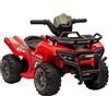 HOMCOM Quad Elettrico per Bambini Batteria 6V Ricaricabile e Pulsante