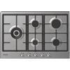 Candy Piano Cottura 5 Fuochi a Gas (1 Bruciatore Doppia Corona) 75 cm colore Inox - CHG7WL4WTX