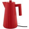 Alessi - Bollitore elettrico Plissé - Rosso - Resina termoplastica - Designer Michele de Lucchi