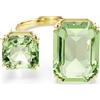 SWAROVSKI ANELLO APERTO MILLENIA, TAGLIO OTTAGONALE VERDE, 60