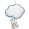 La Chiocciolina B&M COCCARDA NASCITA ORSO NUVOLA (AZZURRO)