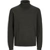 JACK & JONES Jjebasic Knit Roll Neck Noos Maglione Lavorato a Maglia, Notte Foresta, XXL Uomo