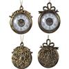 Kaemingk Pallina Orologio con Gancio in Ferro D'ottone