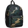 Invicta Zaino Scuola Ollie, Verde Militare, Zaino Stile Americano, Monoscomparto, Tasca porta Borraccia, Scuola, Bambini e ragazzi